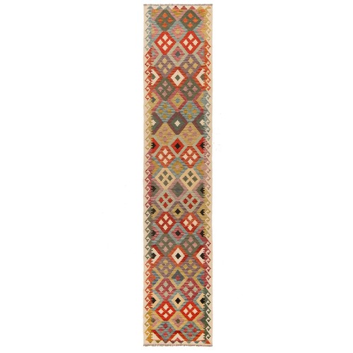 Kelim afghan 385x81 - 385x81, cm