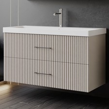 Waschtisch mit Unterschrank Liana 60 –100, Waschbeckenunterschrank Hochschrank