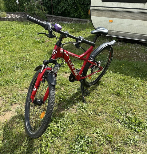 Mountainbike/26Zoll/rot/schwar