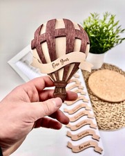 Heißluftballon-Meilenstein Newborn, austauschbarer Meilenstein individuelles Set