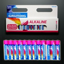 12 x Grundig Batterie AAA 1,5V