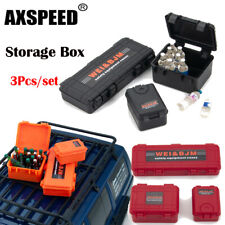 3Pcs Gepäck Koffer Werkzeugkoffer Tool Box  1/10 RC TRX4 Wraith SCX10 D90 TF2