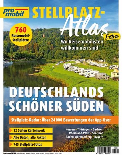 Promobil stellplatz atlas - promobil, stellplatz-atlas