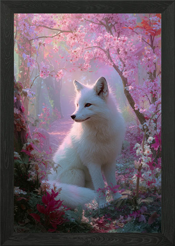 Weißer fuchs - weißer, im