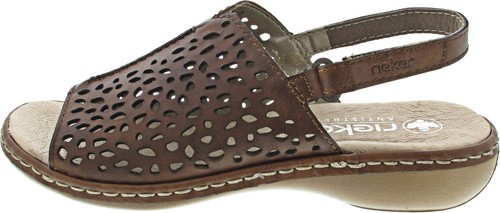 Rieker damen sandale braun - rieker,