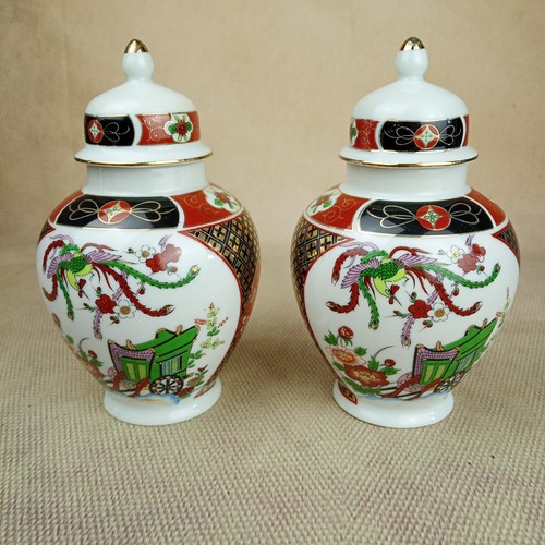 Paar imari ingwer gläser - imari,