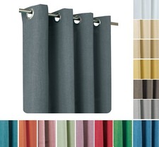 Gardine Vorhänge Leinen Optik