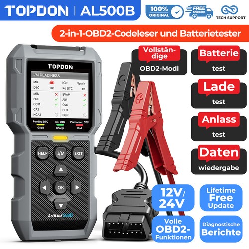 Hot topdon al500b kfz - hot, obd2