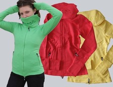 Bench Jacke/Sweatjacke "Fast Forward Funnel Neck" grün, rot, gelb Größen: S - XL