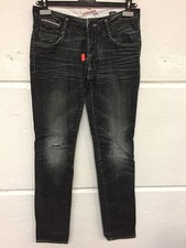 Mavi Damen Jeans Lindy Low-Rise, Skinny Grau W26 L34