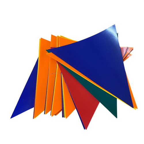 Wimpelkette bunt banner - wimpelkette, (pvc),