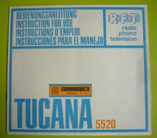 Ostalgie: Bedienungsanleitung für DDR R-F-T Radio Tucana 5520