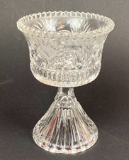 Kristallglas Konfektschale von Hofbauer hoher Fuß d= 12,5 cm Höhe ca. 17 cm