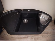 BLANCO DELTA II | Granitspüle aus SILGRANIT anthrazit | Spüle | Eckspüle