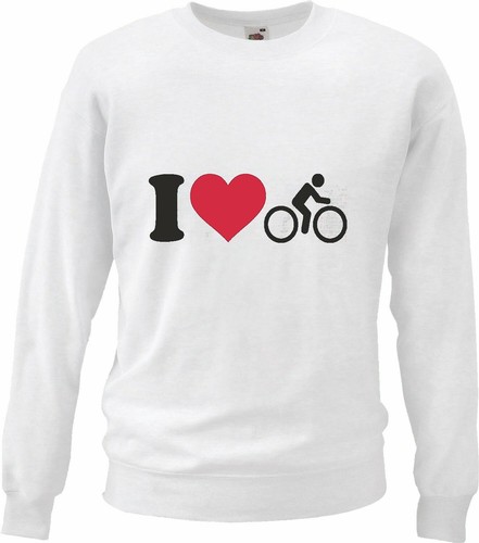 Sweatshirt love fahrrad - love,
