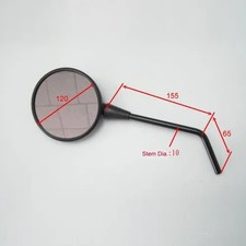 Spiegel schwarz links oder