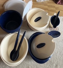 TUPPERWARE Großes Thermo Duo - Set inkl 3 Löffel Sauciere / 4,3/3,5 - 3.1/2,5 L