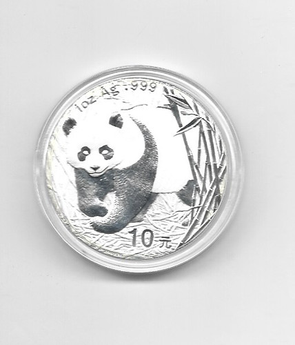 China panda 2002 oz silber - 2002,