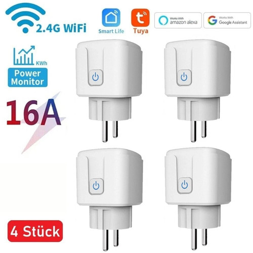 Smart life steckdose 16a - 4x,
