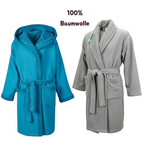 Bademantel damen herren - damen, 100%