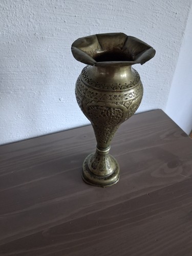 Alte antike messingvase indien - alte,