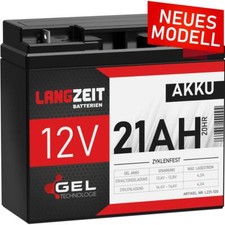 Akku 12V 21Ah GEL Bleiakku USV