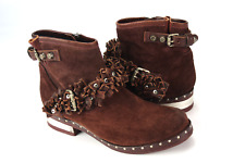 MIMMU Gr.37 Damen Stiefel Stiefeletten Boots  Wildleder WIE NEU   F 586