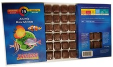 15x 100g Blister Artemia Frostfutter Fischfutter SAHAWA blau