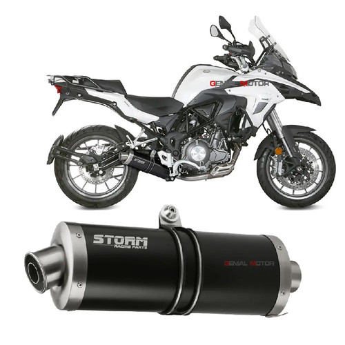 Auspuff storm mivv schwarz - by,