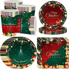 80er Set Weihnachten Geschirr