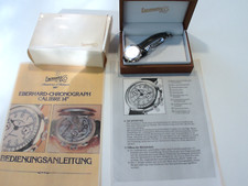 Limitierter Eberhard Chronograph Cali. 14" in Sterling Silber 100 Jahre Jubiläum