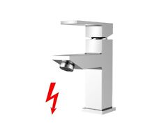 Niederdruck Waschtisch Armatur Waschbecken Boiler Mischbatterie B-Ware