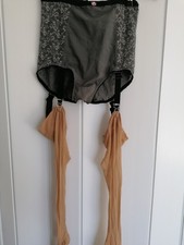 Damen Miederslip mit Strapsen. Größe: 42 . Farbe: Grau. Marke: Intimissimi.