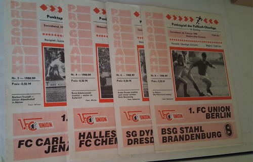Fussballprogrammhefte 1 - 4,