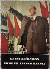 Ernst Thälmann - Führer seiner Klasse -  DDR Filmprogramme Filmillustrierte