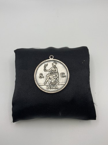 Nero silbermedaille anhänger - nero,