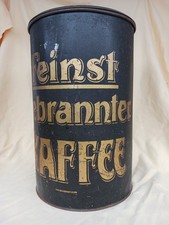 Große antike kaffee - große, blechdose