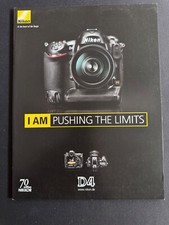 #A0998 - Nikon D4 ,Prospekt, Broschüre, Brochure 32 Seiten