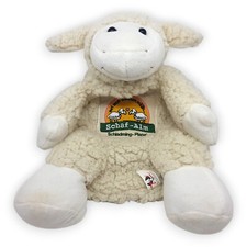 Schaf Alm Schladming Planai Rucksack Kinder Werbeartikel 34x25 cm Stofftier Weiß