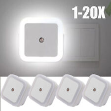 1-20X LED Nachtlicht Mit Licht Sensor Steckdose LEDs Nachtlicht Nachtlampe Set