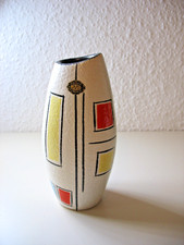 Sammlungsauflösung Typische 50er Vintage bunte Vase Mäser Keramik Österreich
