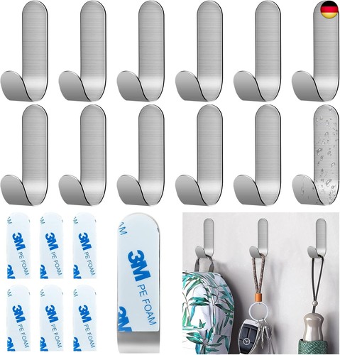 Klebehaken extra stark - stark, 12