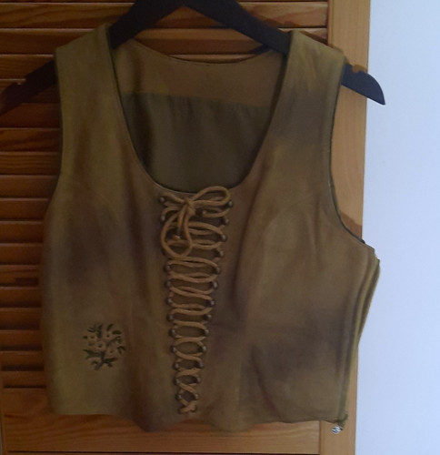 Damen trachtenweste leder - damen,