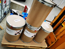 Das  60 Liter Papptrommel aus gewickeltem Kraftpapier Deckelfass Pappfass