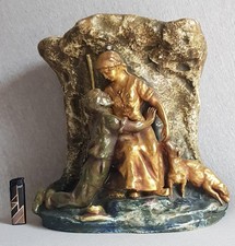 Amphora, Rarität, E. Stellmacher, sehr große Jugendstil Vase, um 1906, gemarkt