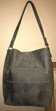 Dudo Gray Leather Bucket