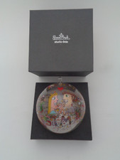 James Rizzi Weihnachtskugel "Christmas in New York" Rosenthal Glas, ⌀ 10cm, OVP