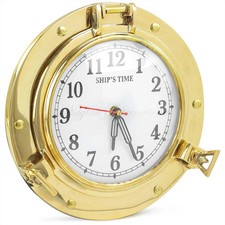 Antike Bullaugenuhr Maritim