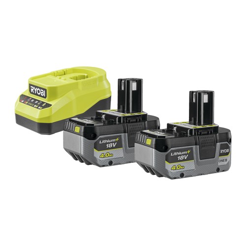Ryobi akku starterset 4ah - 2x,