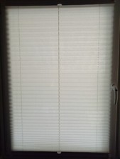 Plissee Klemm♡Faltrollo♡beige♡ 0,80cm x 1,30m♡ohne Bohren*Fenster